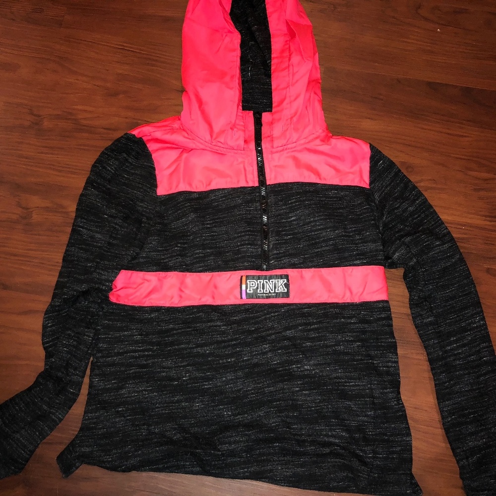 PINK Victoria's Secret Quarterzip Pullover